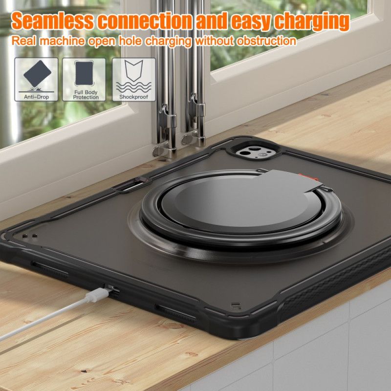 Kryt iPad Pro 13 (2025) Kryty Na Mobil Otočný Stojan A Držák Stylusu