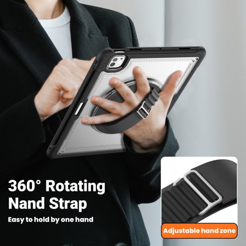 Kryt iPad Pro 13 (2025) Kryty Na Mobil Otočný Stojan A Odvod Tepla