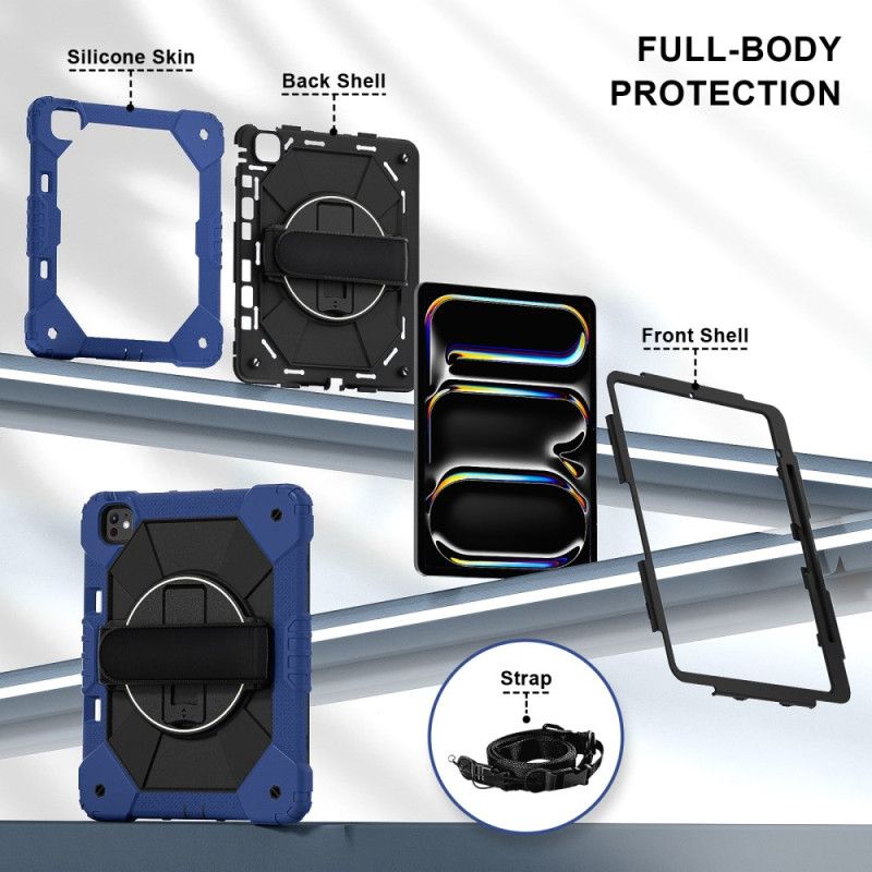 Kryt iPad Pro 13 (2025) Popruh Na Ruku A Ramenní Popruh