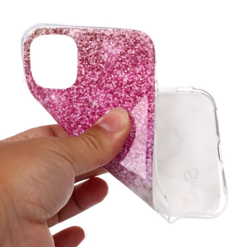 Kryt Iphone 11 Mramorový Třpyt A Úsměv