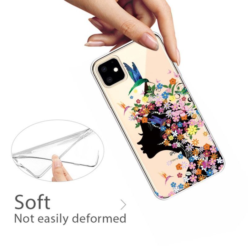 Kryt Iphone 11 Pěkná Květinová Hlava