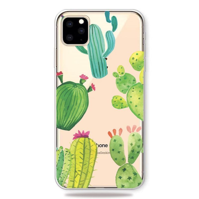 Kryt Iphone 11 Pro Max Akvarelové Kaktusy