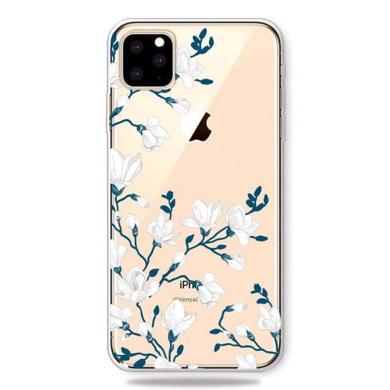 Kryt Iphone 11 Pro Max Bílé Květy