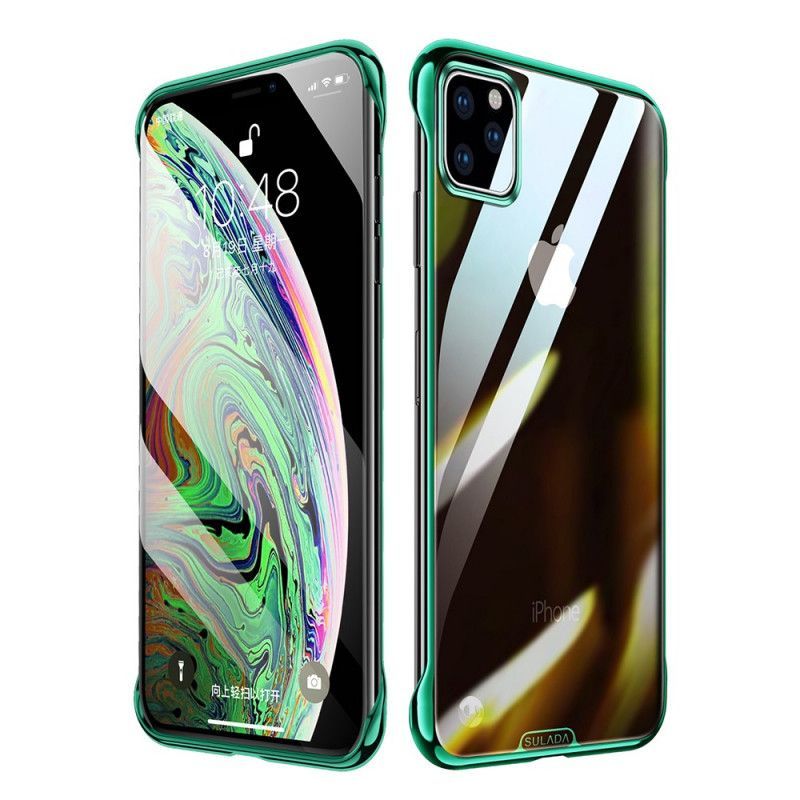 Kryt Iphone 11 Pro Max Sulada Transparentní A Kovový Efekt