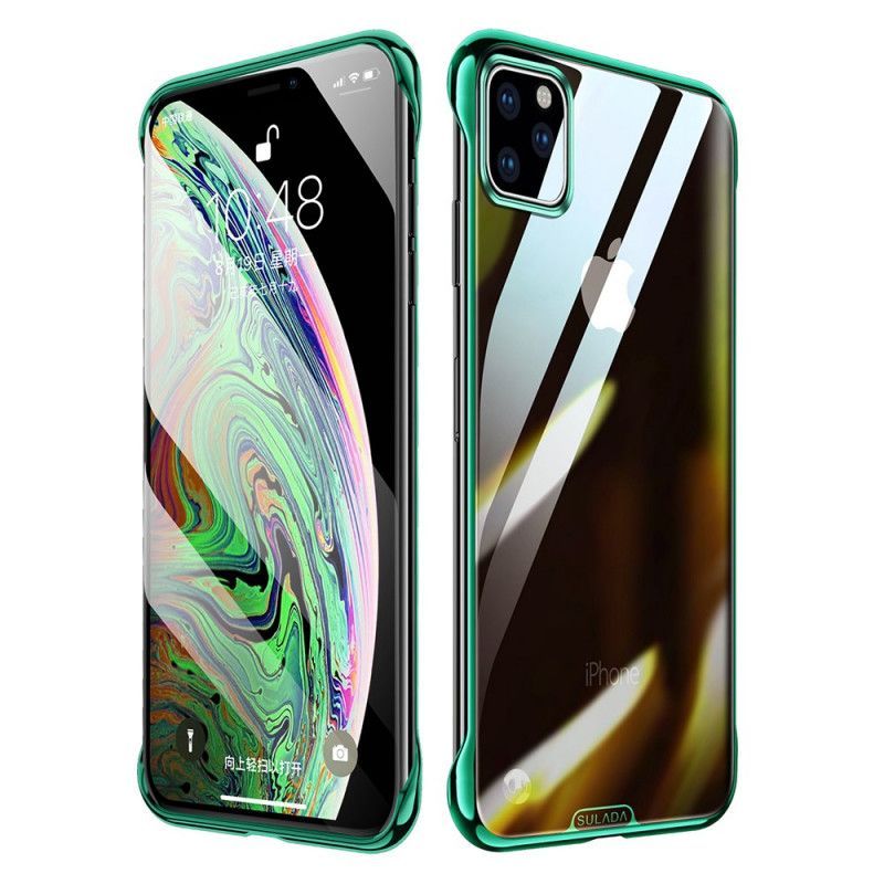 Kryt Iphone 11 Pro Sulada Transparentní A Kovový Efekt