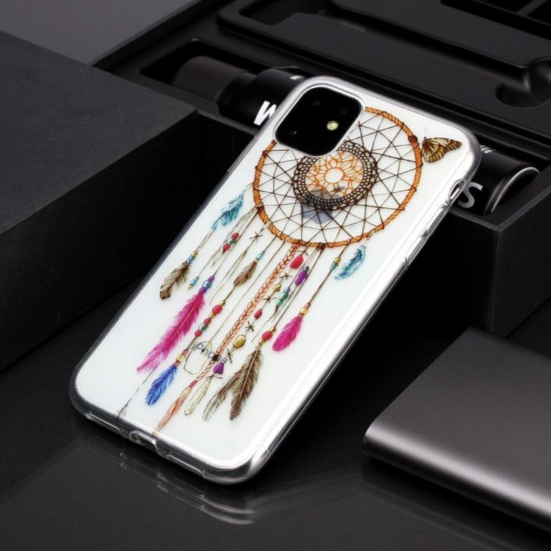 Kryt Iphone 11 Průhledný Barevný Lapač Snů