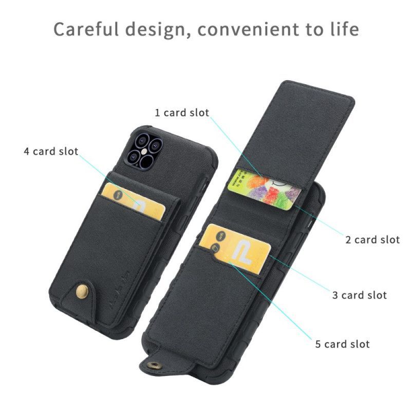 Kryt Iphone 12 / 12 Pro Držák Skládacích Karet