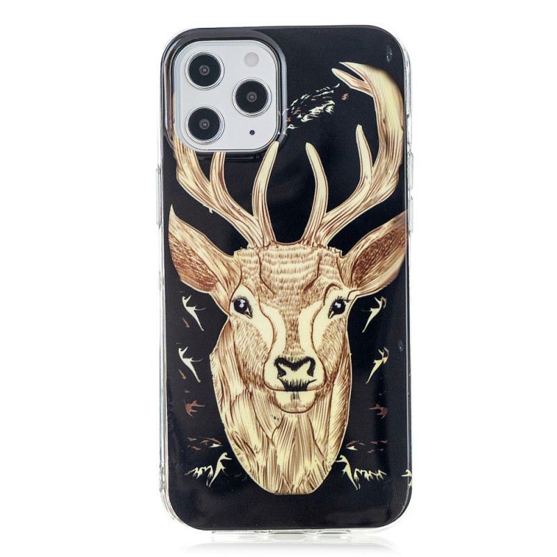 Kryt Iphone 12 Pro Max Fluorescentní Majestátní Jelen