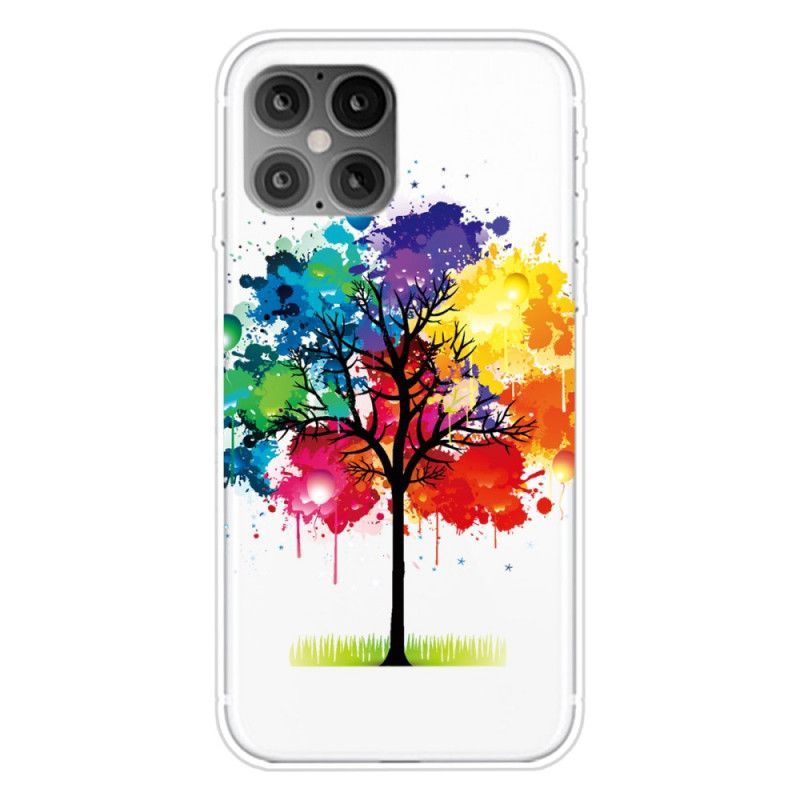 Kryt Iphone 12 Pro Max Průhledný Akvarelový Strom