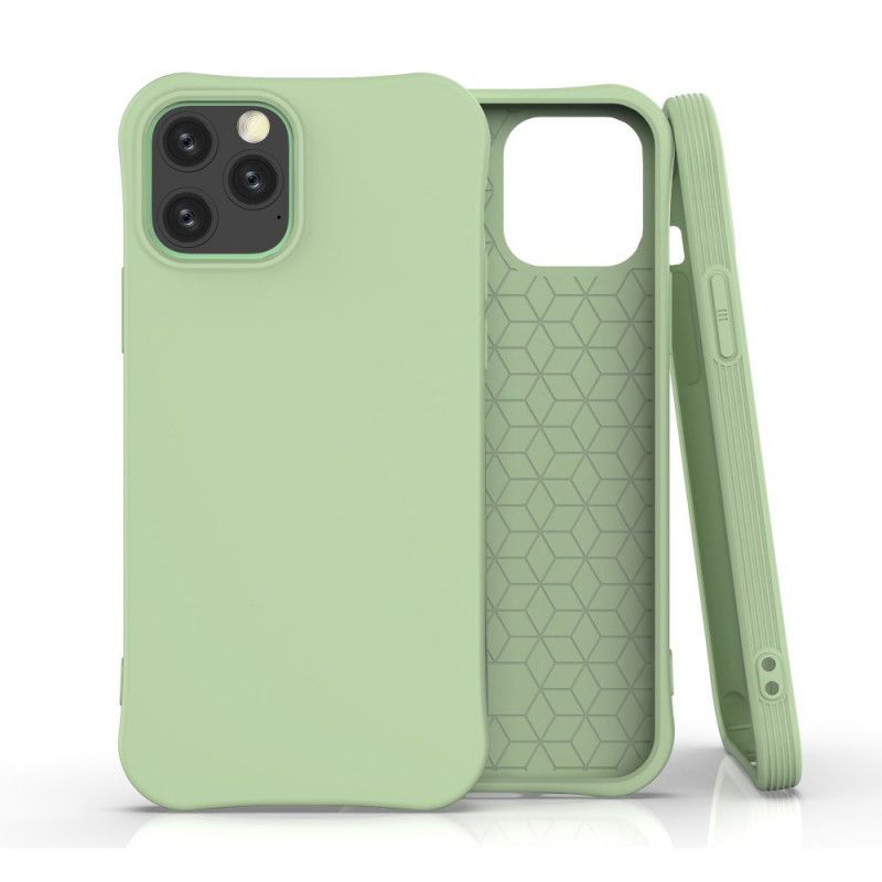 Kryt Iphone 12 / 12 Pro Pružný Silikonový Mat