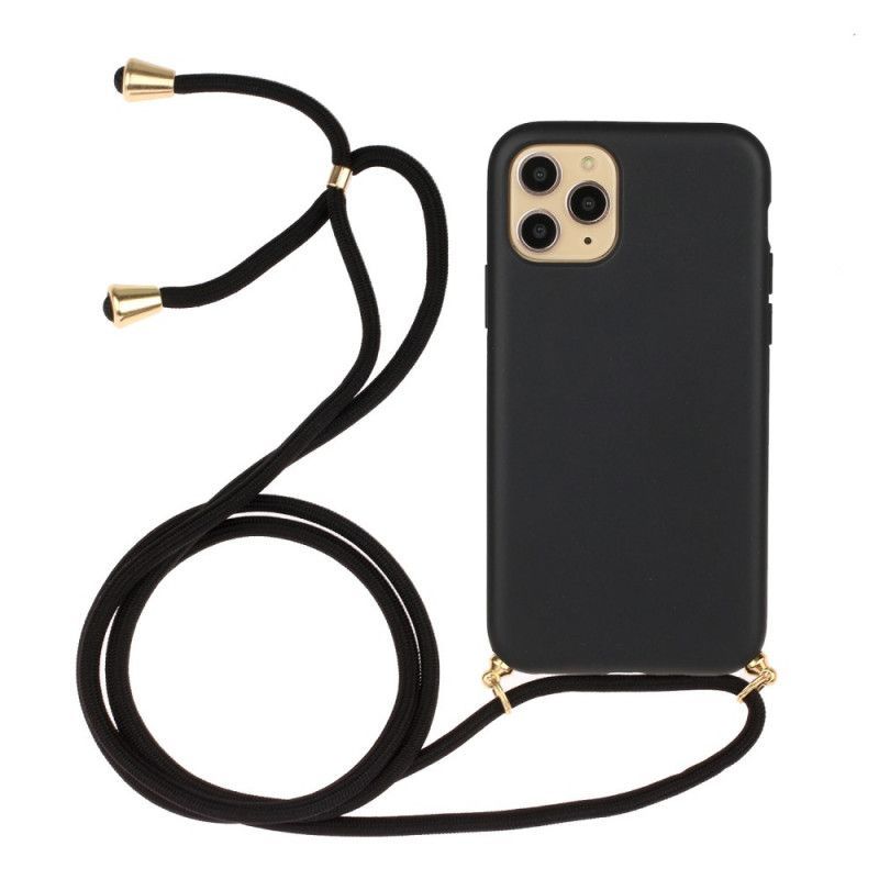 Kryt Iphone 12 / 12 Pro Silikon A Šňůra