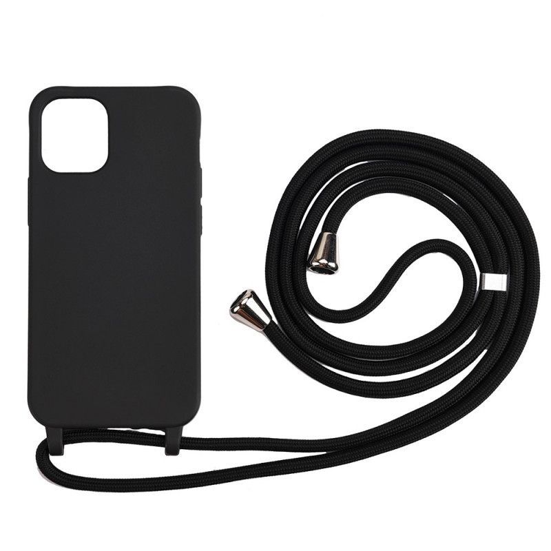 Kryt Iphone 12 / 12 Pro Silikon A Šňůra
