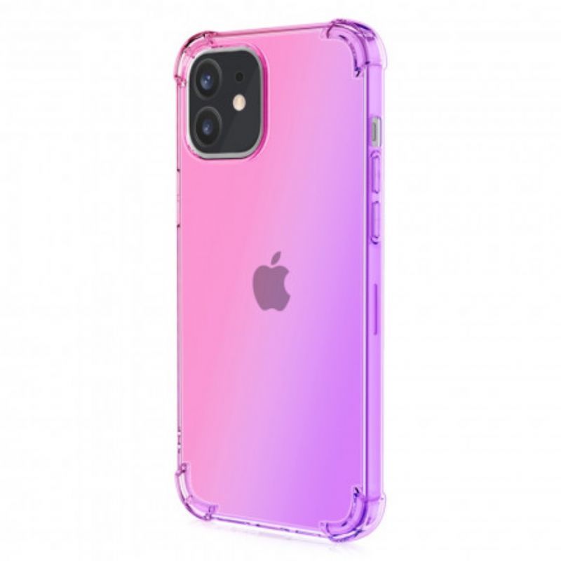Kryt Iphone 13 Barevně Přechodové Zesílené Rohy