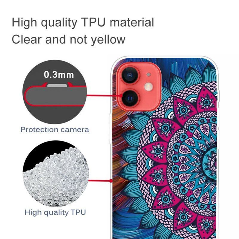 Kryt Iphone 13 Mini Barevná Mandala