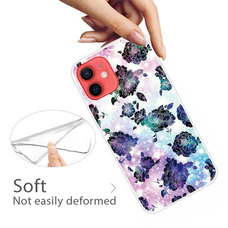 Kryt Iphone 13 Mini Intenzivní Květiny