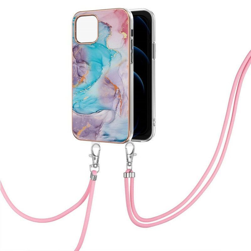 Kryt Iphone 13 Mramorová Šňůra