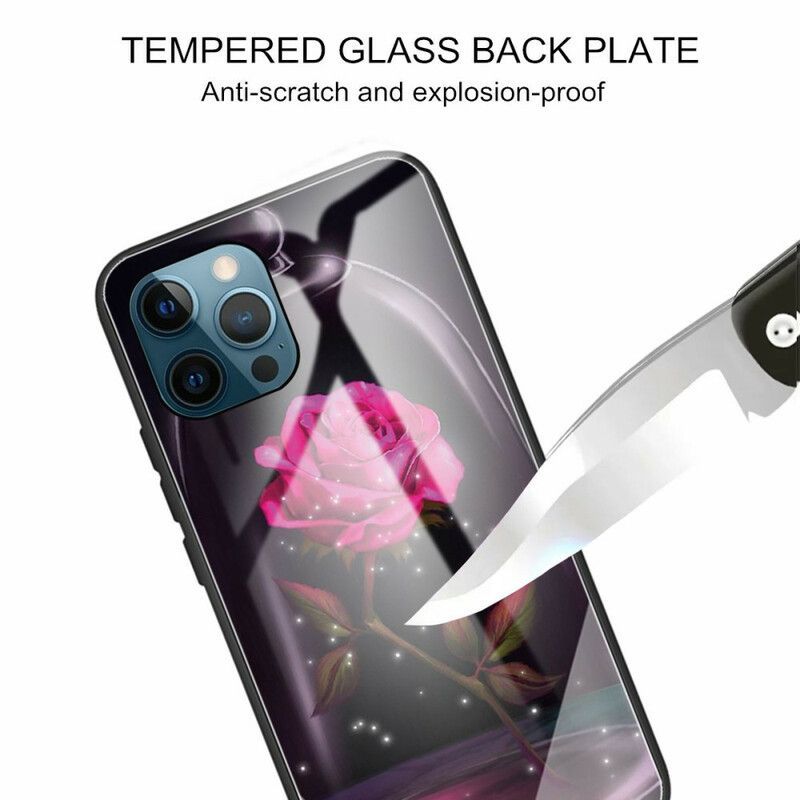 Kryt Iphone 13 Pro Kouzelné Růžové Tvrzené Sklo