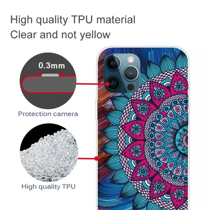 Kryt Iphone 13 Pro Max Barevná Mandala