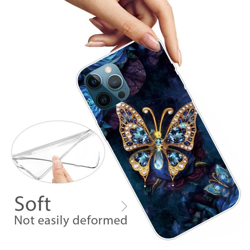 Kryt Iphone 13 Pro Max Modří Motýli