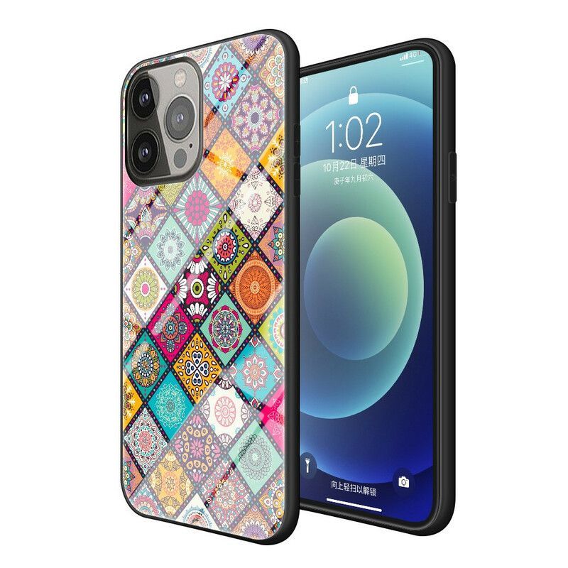 Kryt Iphone 13 Pro Patchwork Magnetický Držák