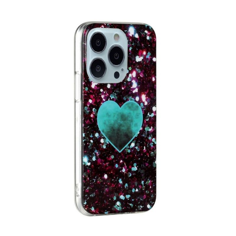 Kryt Iphone 13 Pro Třpytivý Mramor