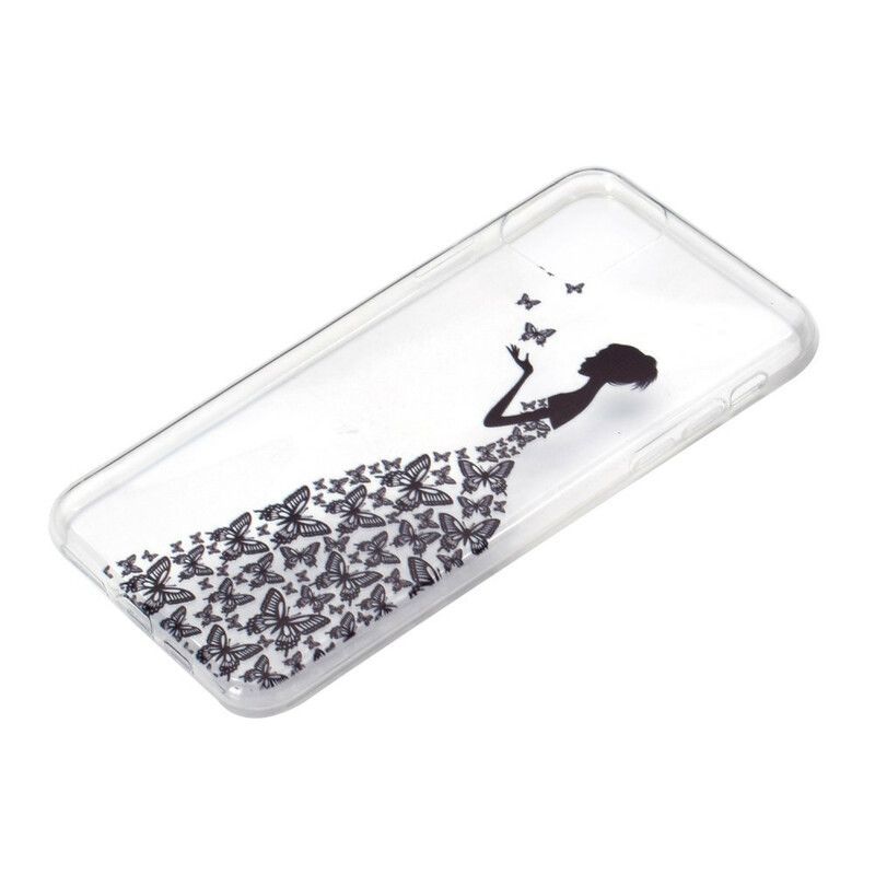 Kryt Iphone 13 Průhledné Motýlí Šaty