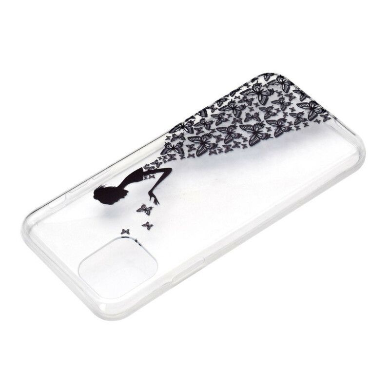 Kryt Iphone 13 Průhledné Motýlí Šaty