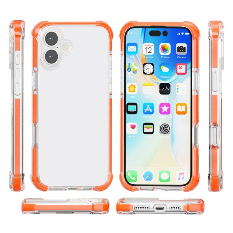 Kryt iPhone 16 Barevné Okraje