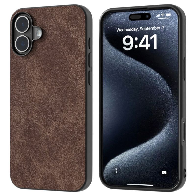 Kryt iPhone 16 Imitace Kůže