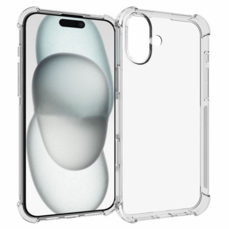 Kryt iPhone 16 Plus Kryty Na Mobil Průhledné Zesílené Rohy