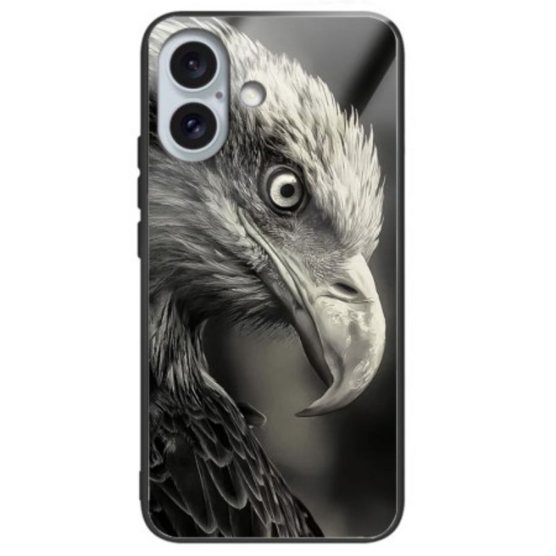 Kryt iPhone 16 Plus Kryty Na Mobil Tvrzené Sklo S Potiskem Eagle
