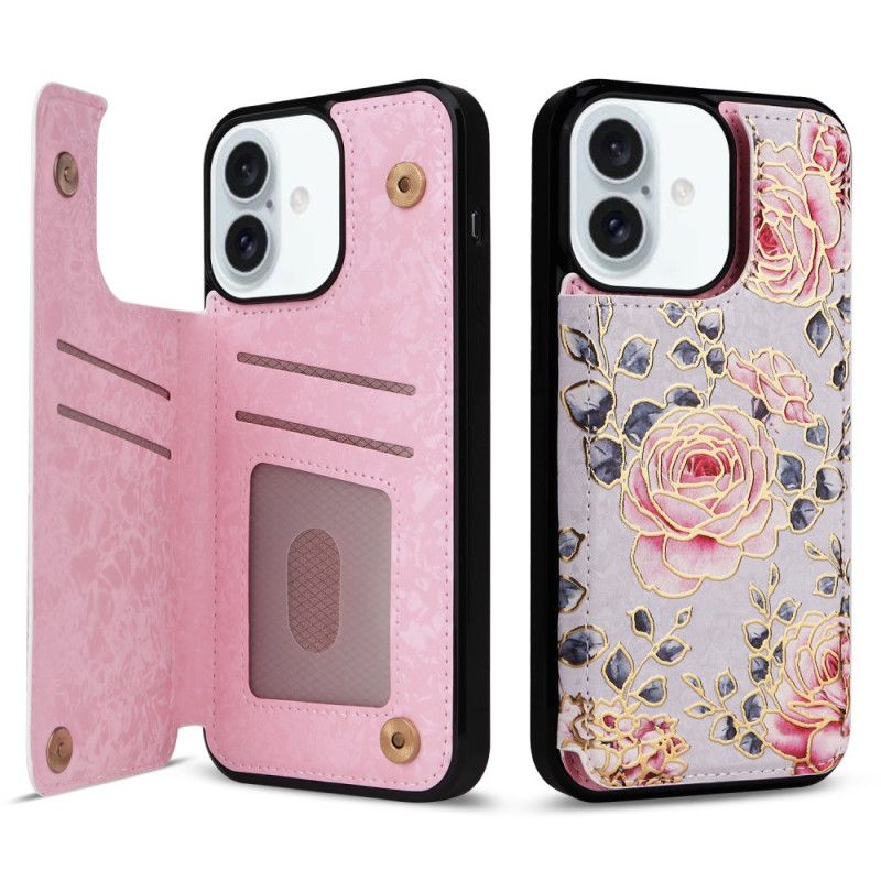 Kryt iPhone 16 Plus Květinová Ochrana Rfid