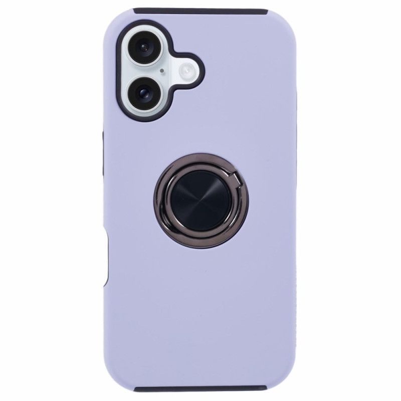 Kryt iPhone 16 Plus Otočná Podpěra S Kovovým Efektem