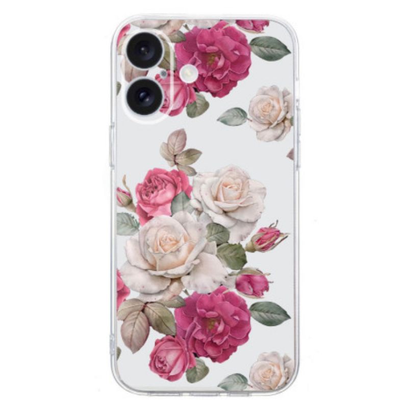 Kryt iPhone 16 Plus Pěkné Pivoňky
