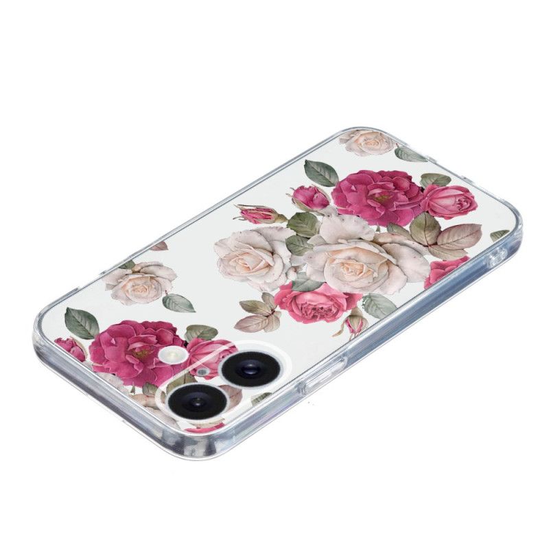 Kryt iPhone 16 Plus Pěkné Pivoňky