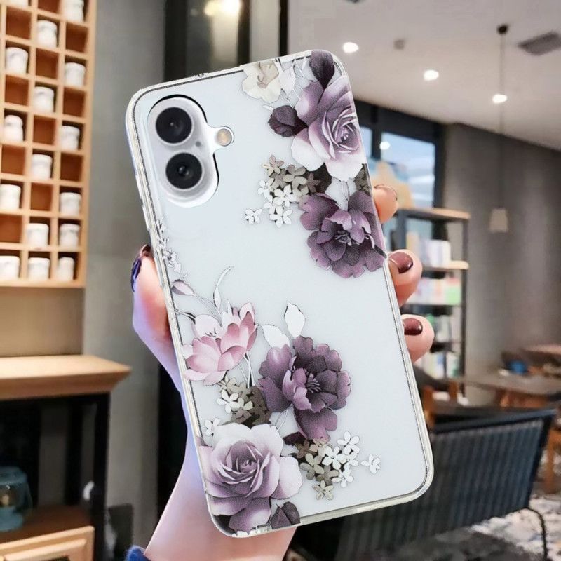 Kryt iPhone 16 Plus Pivoňky