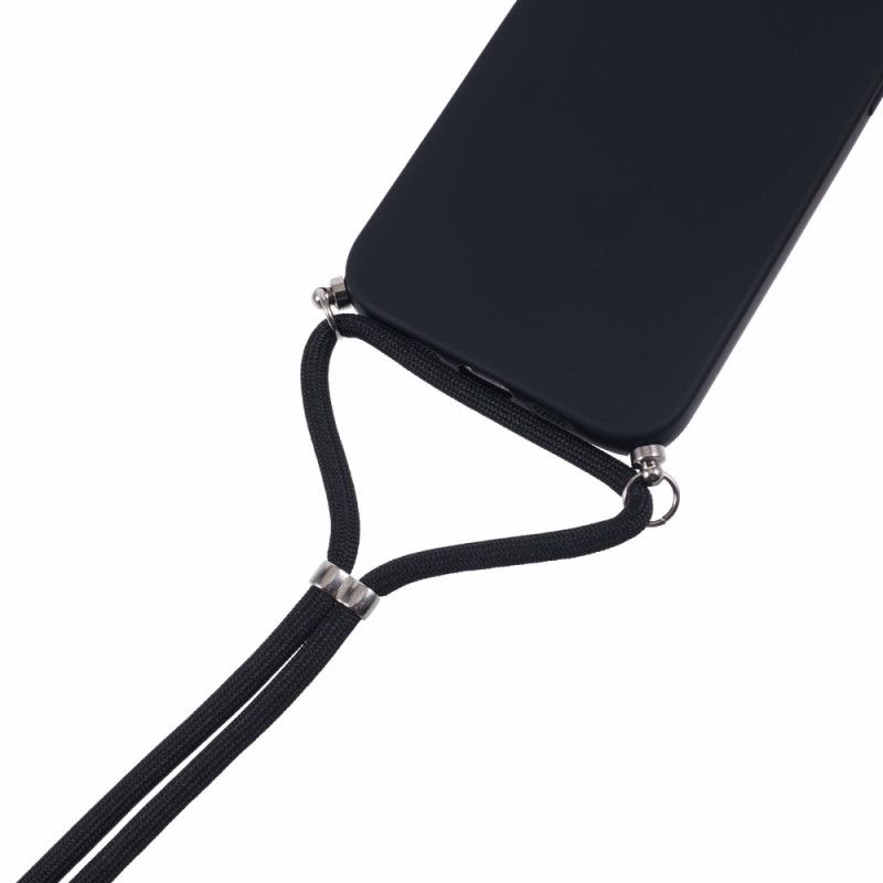 Kryt iPhone 16 Plus Se Silikonovou Šňůrou
