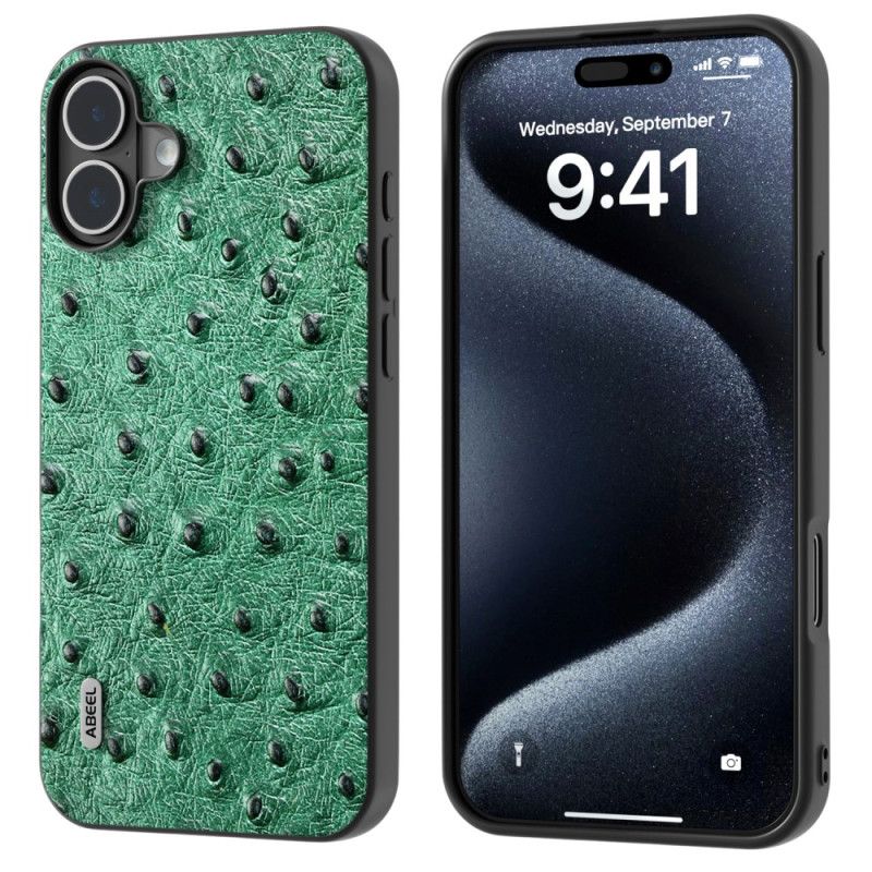 Kryt iPhone 16 Plus Textura Pštrosa Abeel