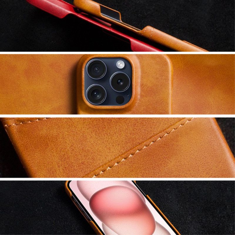 Kryt iPhone 16 Pro Dvojitý Držitel Karty