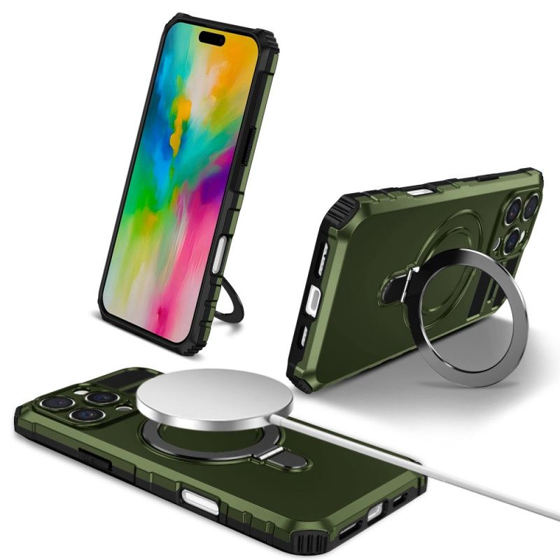 Kryt iPhone 16 Pro Max Magnetický S Kroužkem A Podpěrou