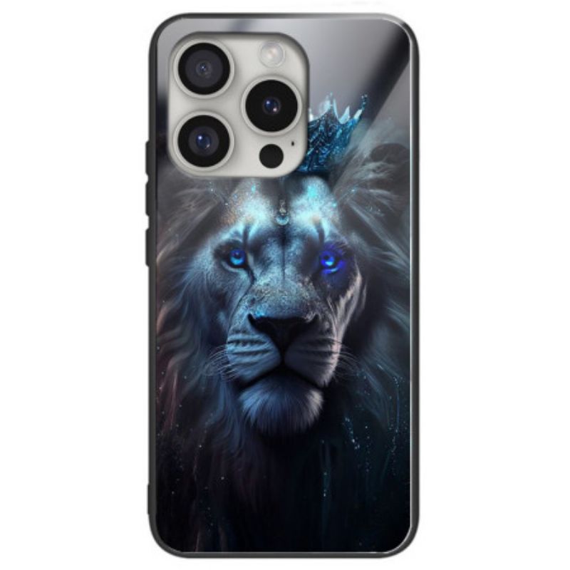 Kryt iPhone 16 Pro Max Tvrzené Sklo Blue Lion