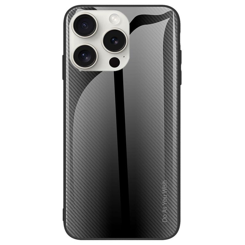 Kryt iPhone 16 Pro Tvrzené Sklo Z Uhlíkových Vláken
