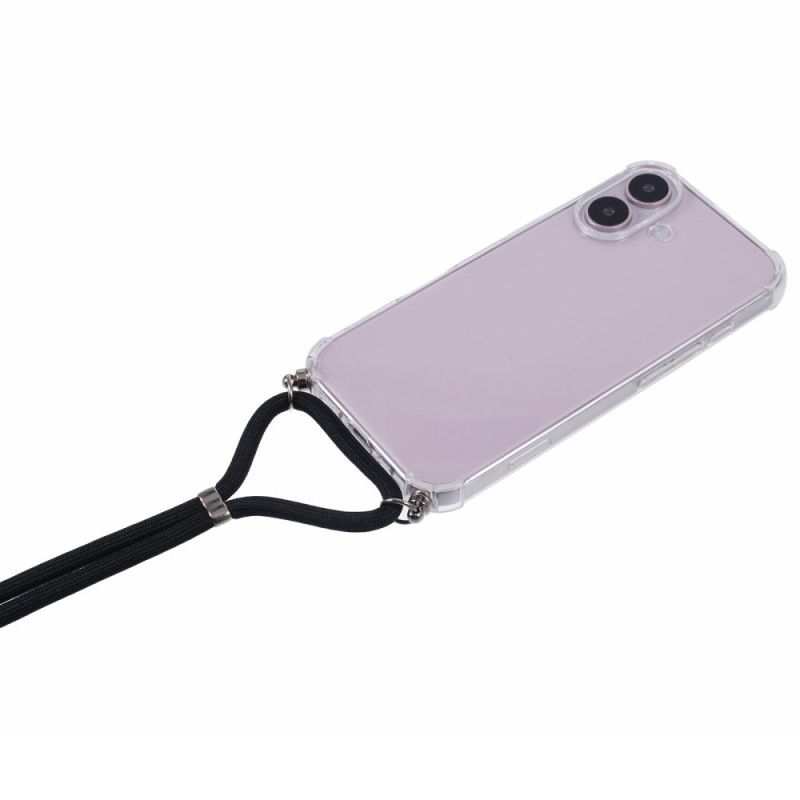 Kryt iPhone 16 Průhledná Šňůra