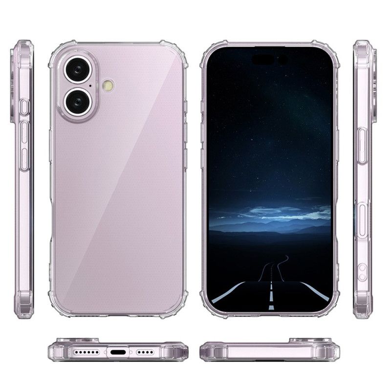 Kryt iPhone 16 Transparentní Zesílené
