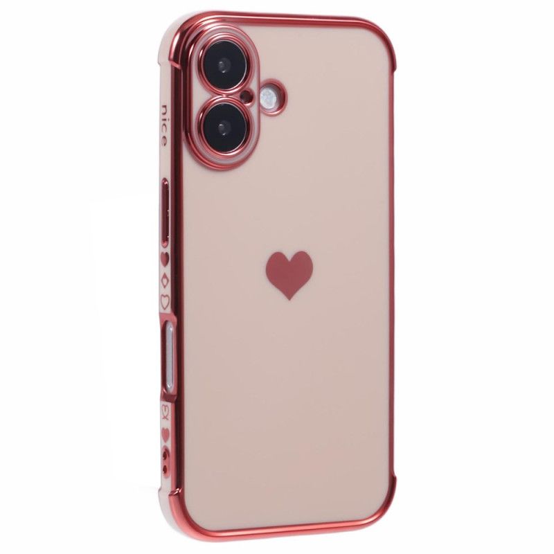 Kryt iPhone 16 Vzor Srdce
