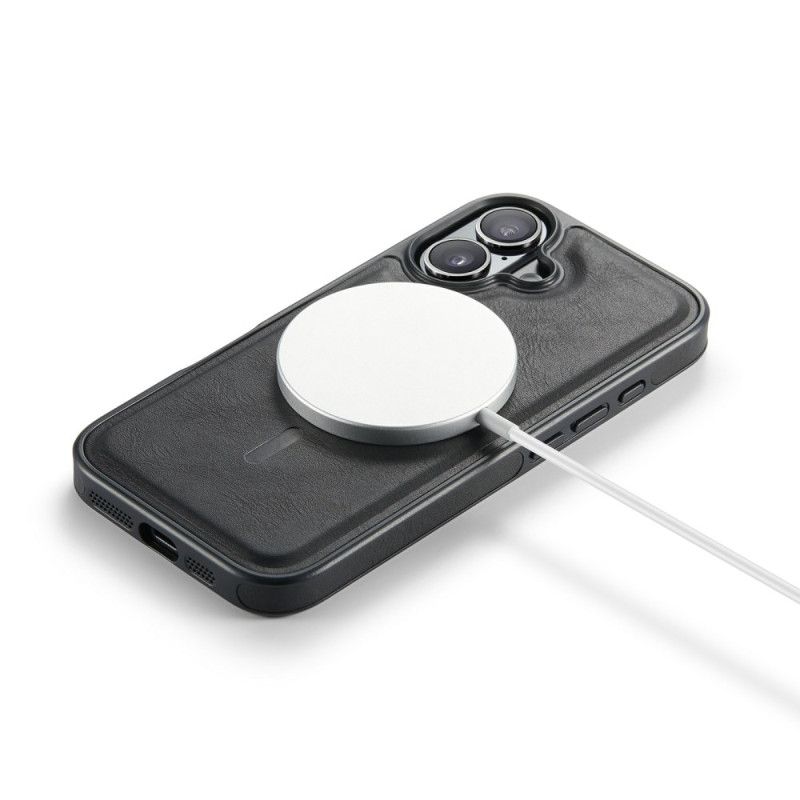 Kryt iPhone 17 Magsafe Kompatibilní S Prémiovým Koženým Efektem