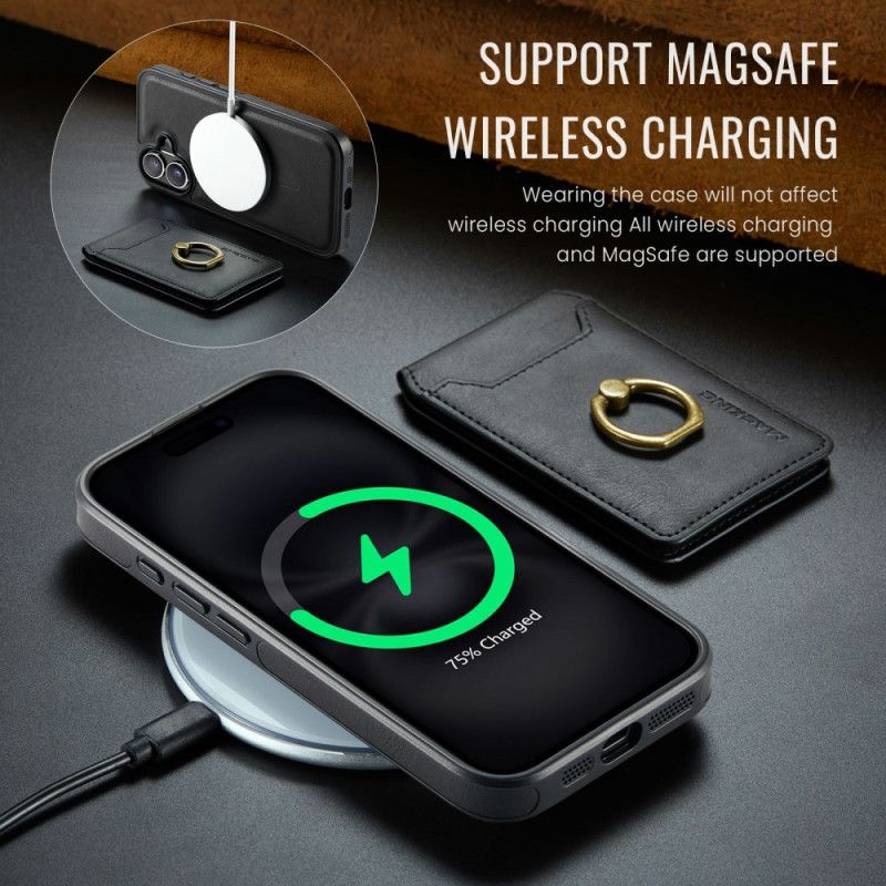 Kryt iPhone 17 Magsafe S Držákem Rfid Karet A Integrovaným Stojánkem