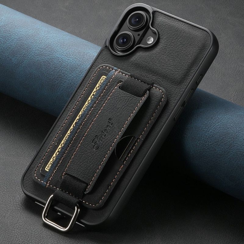 Kryt iPhone 17 Pouzdro Na Karty S Retro Designem