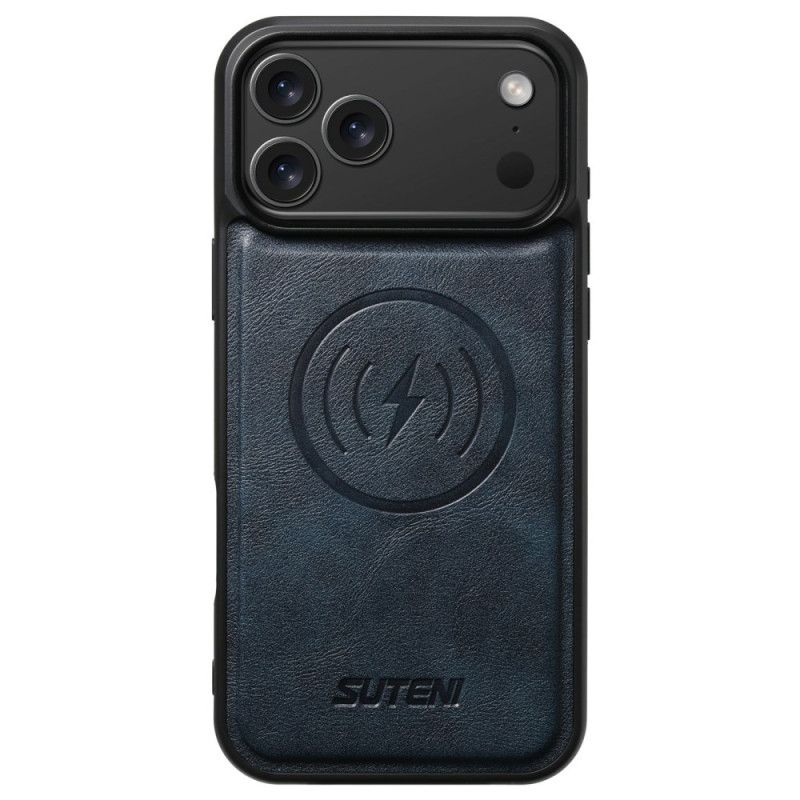 Kryt iPhone 17 Pro Kompatibilní S Magsafe Vintage Kožený Efekt