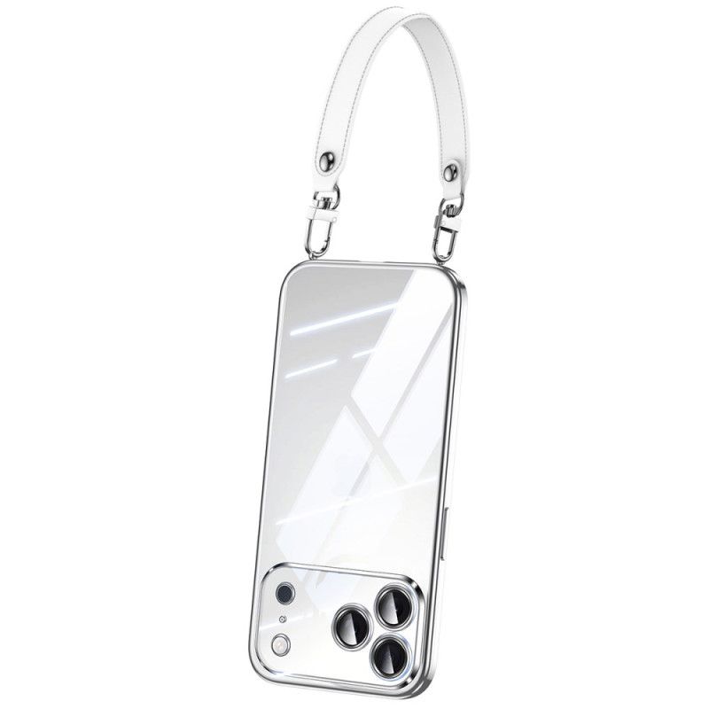Kryt iPhone 17 Pro Kryty Na Mobil Průhledné S Poutkem Na Zápěstí